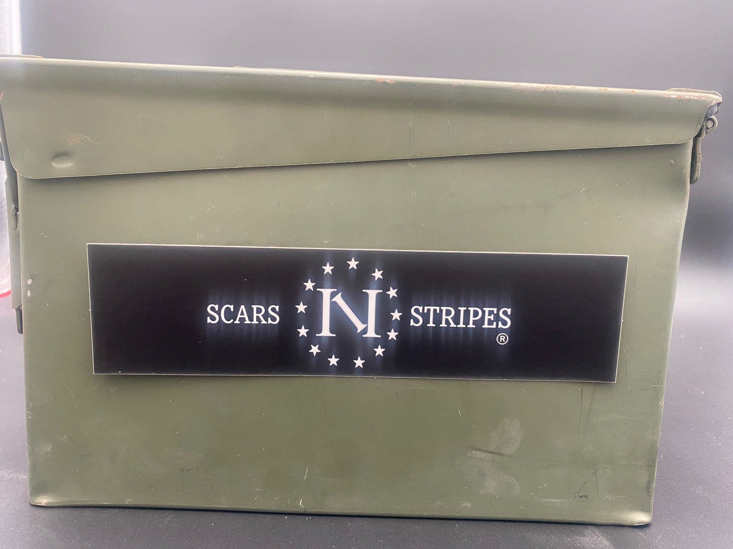 Scars N Stripes Sticker